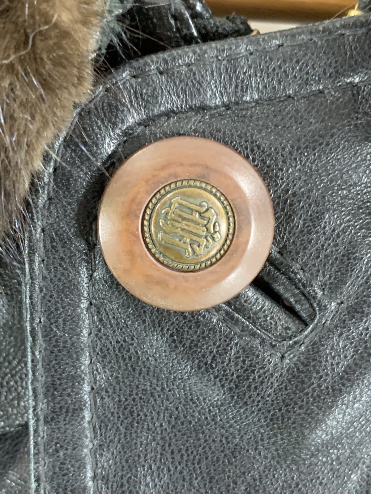 Genuine Leather Vintage Leather Mohair Jacket London Fog Size US XL / EU 56 / 4 - 8 Thumbnail