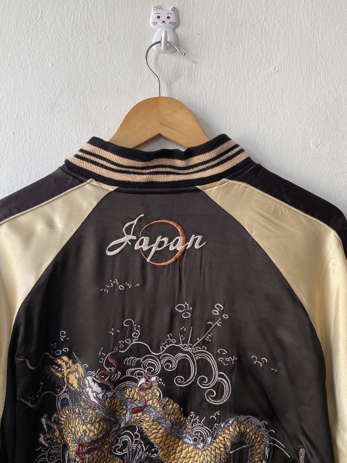 Japanese Brand × Vintage Vintage Karakuri Tamashi Japan Traditional Sukajan Jacket Size US L / EU 52-54 / 3 - 8 Thumbnail