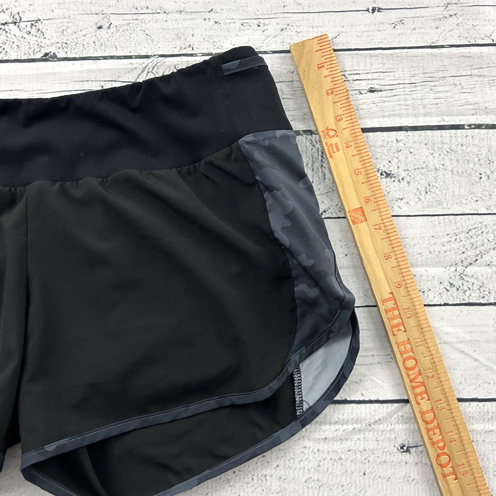 Vintage ZYIA Active Lined Running Shorts Women's 2XL Black Size 40" / US 18 - 2 Thumbnail