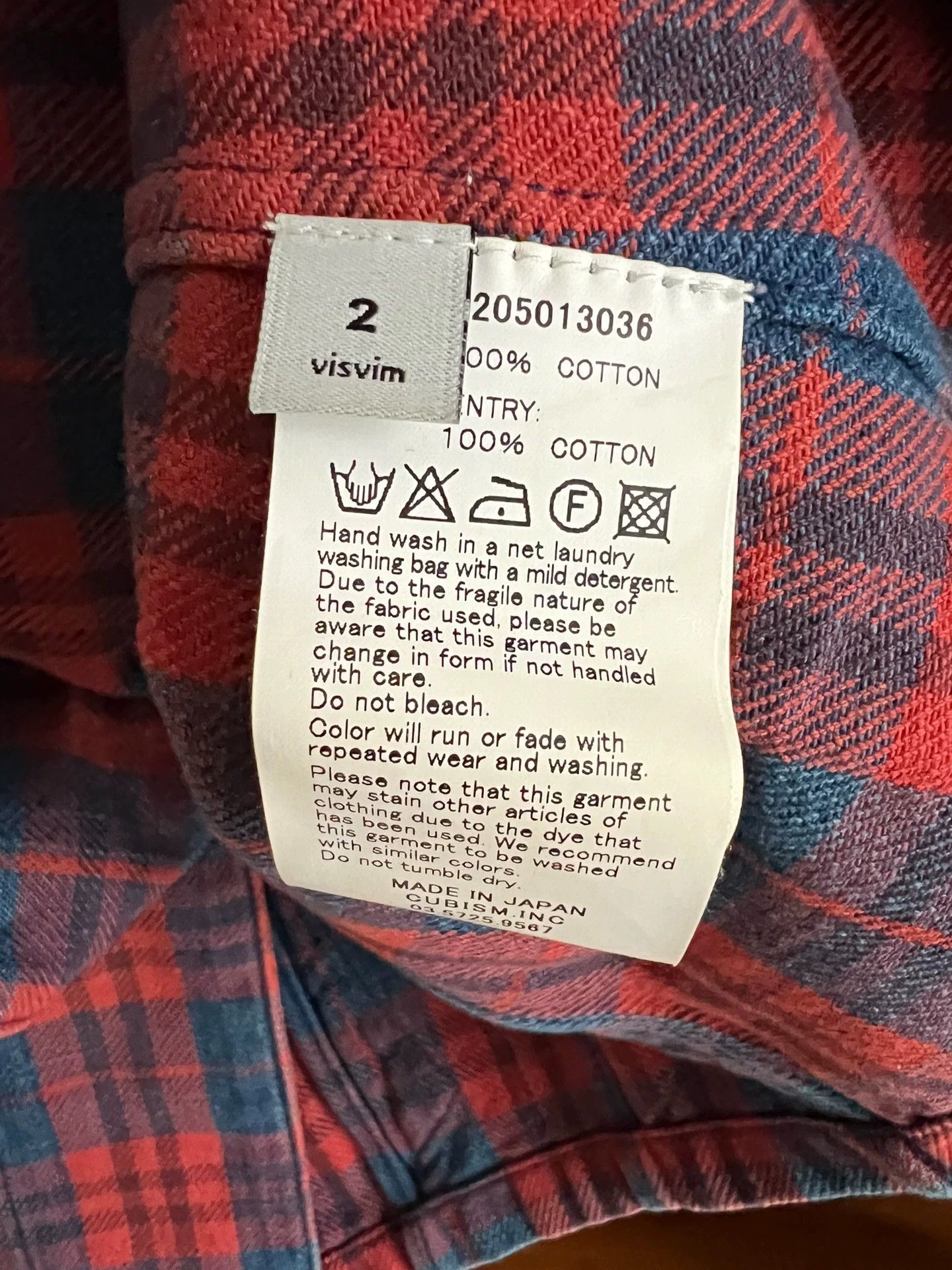 Visvim visvim 14aw embroidered stand collar plaid jacket size 2 Size US M / EU 48-50 / 2 - 5 Thumbnail