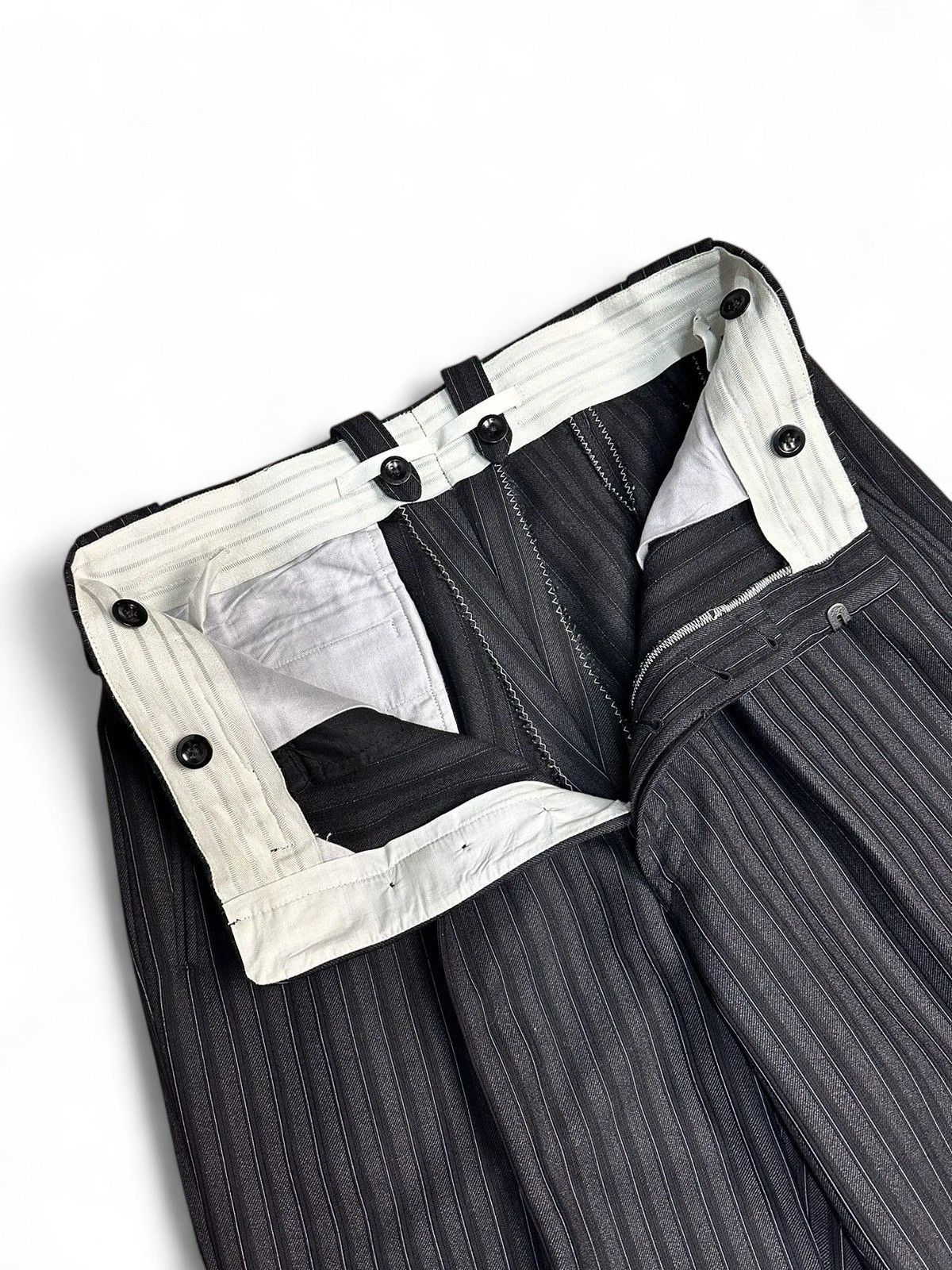 Junya Watanabe Minimalist Black Pleated Wide Pants 34 Avantgarde Size US 34 / EU 50 - 7 Thumbnail