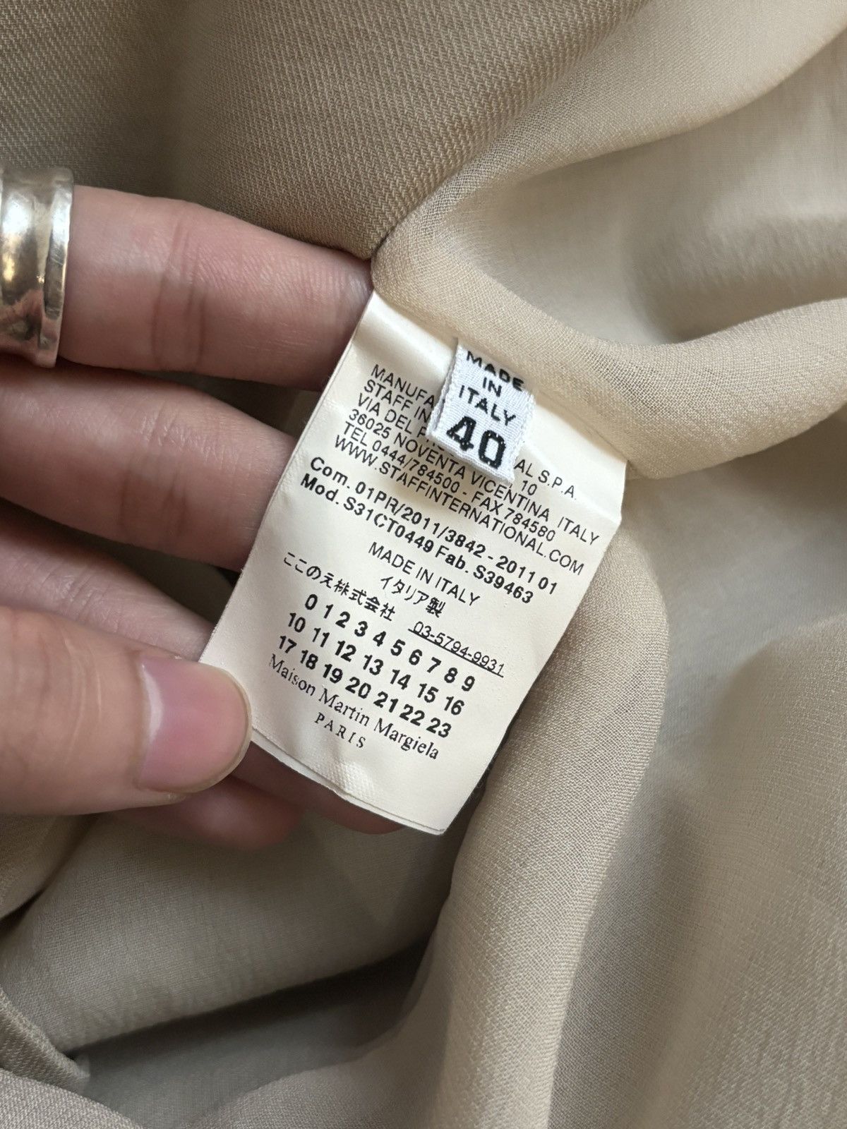 Maison Margiela Maison Martin Margiela｜SS2011 Lightweight Collarless Coat Size S / US 4 / IT 40 - 6 Thumbnail