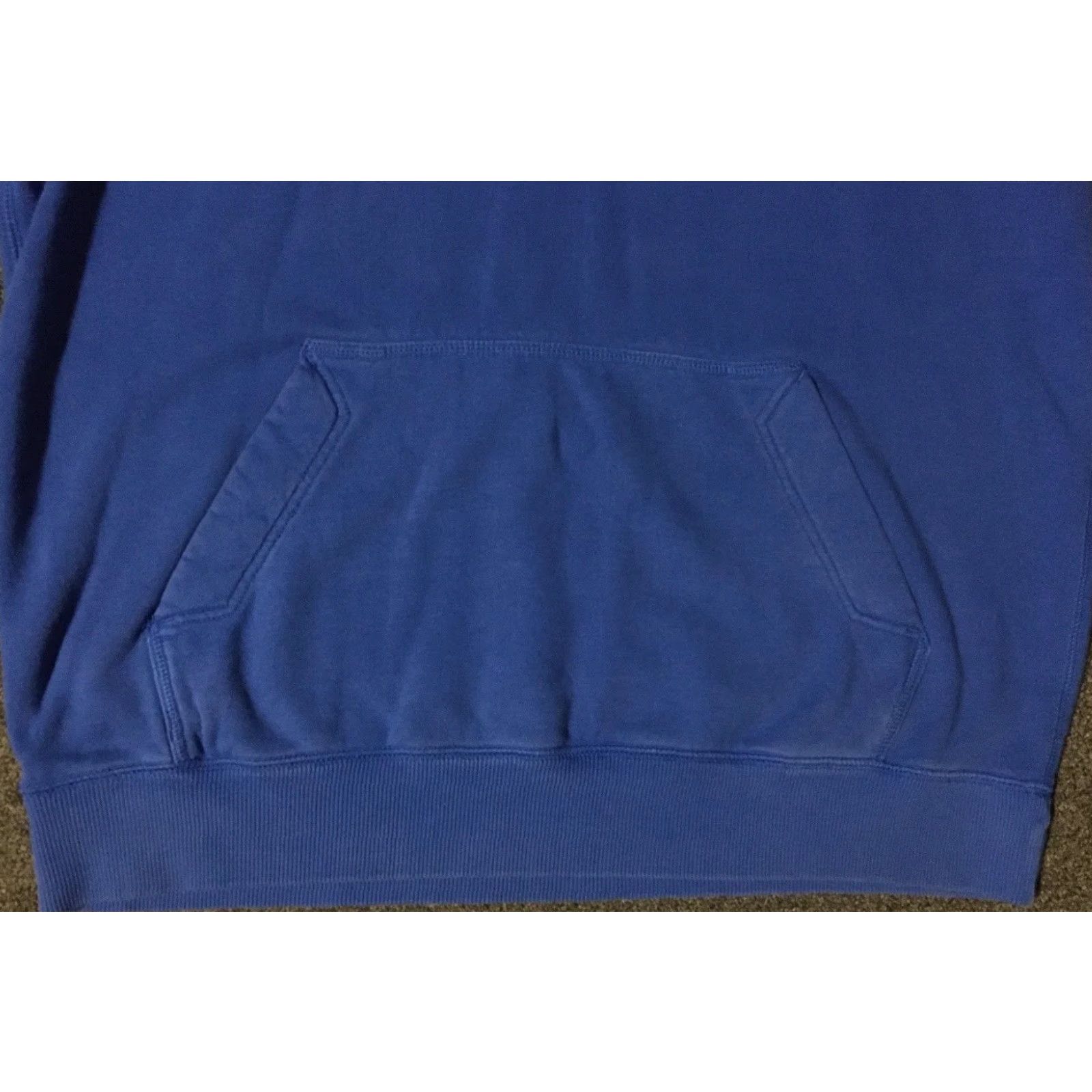 Nike VINTAGE Nike Swoosh Faded Hoodie XL Men Blue Logo 90s Hip Hop Grunge Skate Rap Track Size US XL / EU 56 / 4 - 2 Thumbnail
