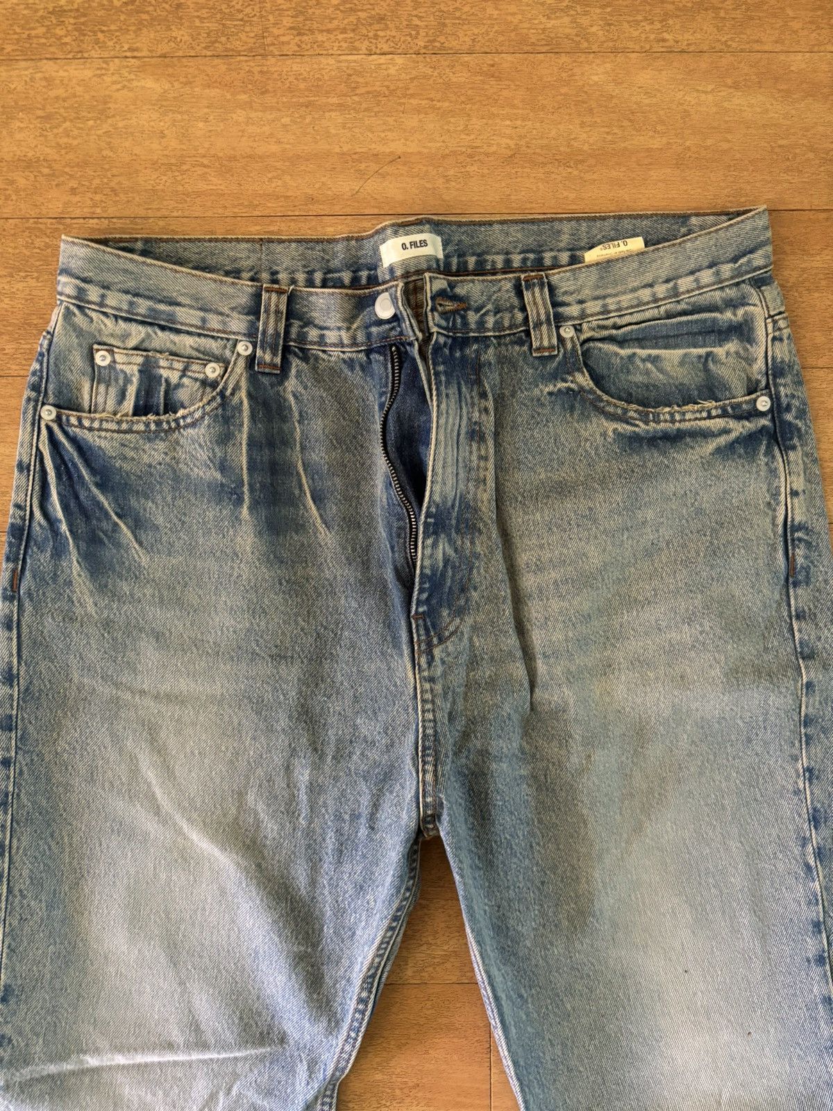 Evisu No.3 Baby Blue Daicock Raw Denim Jean