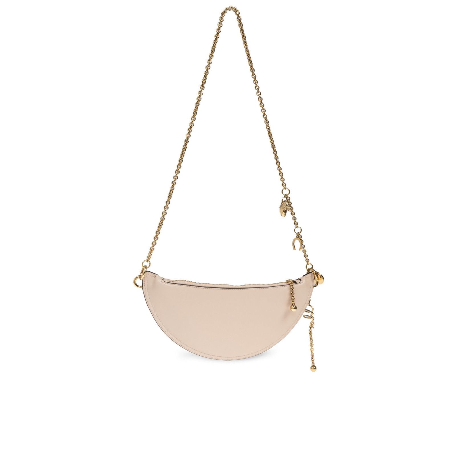 Chloe Chloe Icons Halfmoon Mini Beige Shoulder Bag New & Authentic Size ONE SIZE - 2 Thumbnail