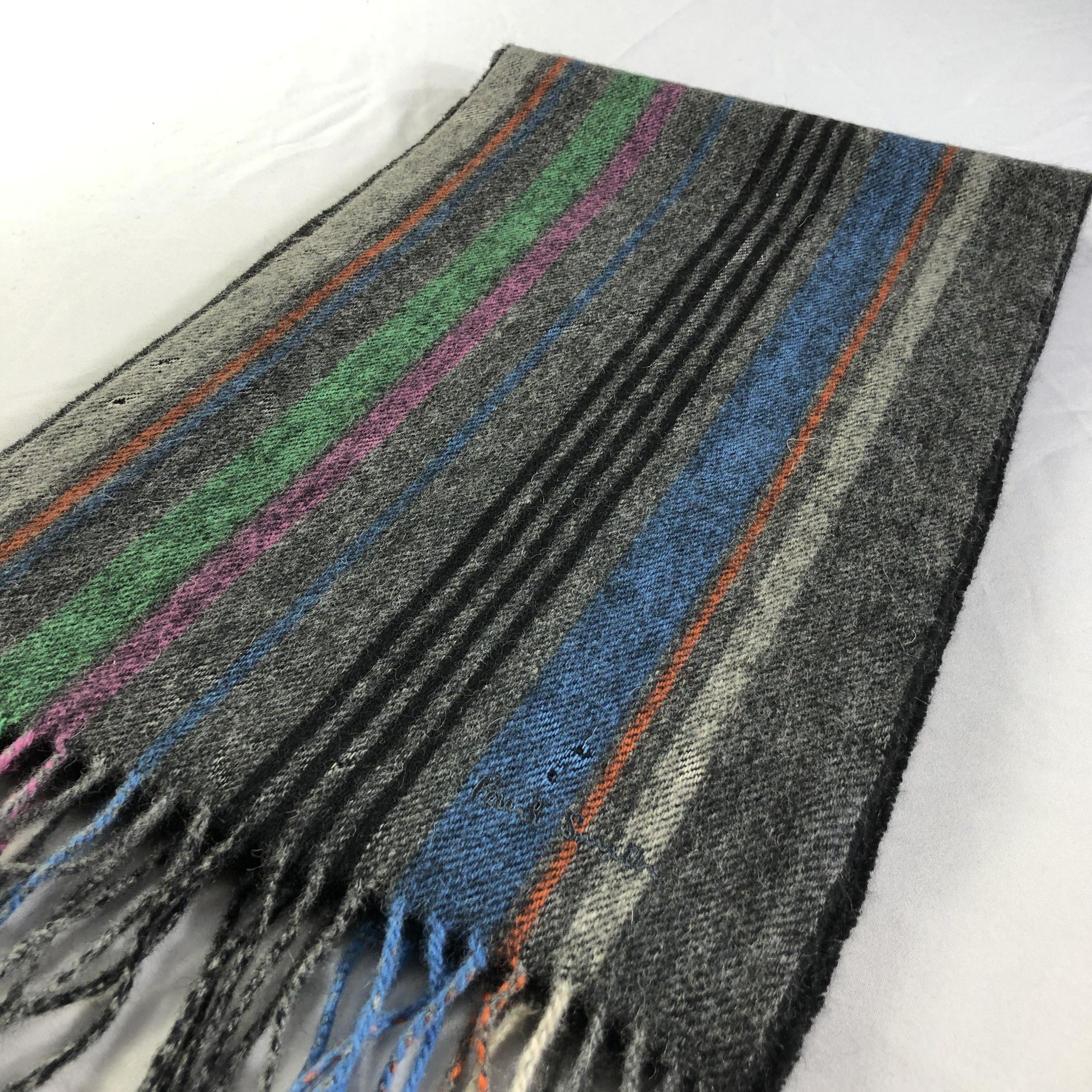 Paul Smith Paul Smith Stripes Wool Scarf Muffler V1660 Size ONE SIZE - 3 Thumbnail