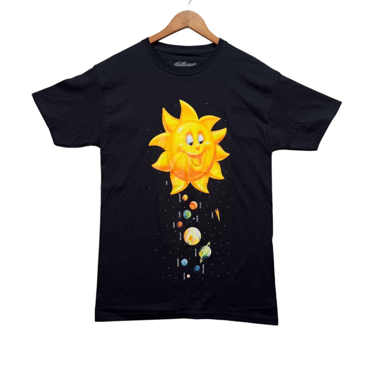 Other Rare Kelloggs Cereal Sun Print Planets Solar System Shirt M Size US M / EU 48-50 / 2 - 1 Thumbnail