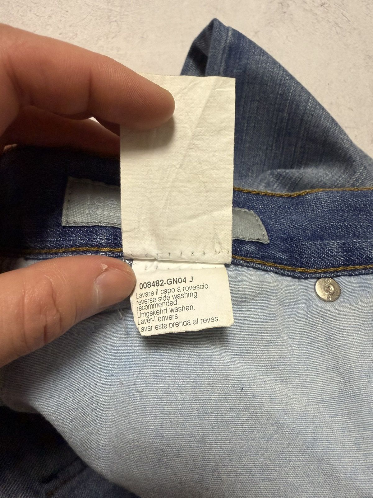 Iceberg × Japanese Brand Vintage Iceberg Jeans Denim Pants Distressed Washed Straight Size US 32 / EU 48 - 14 Thumbnail