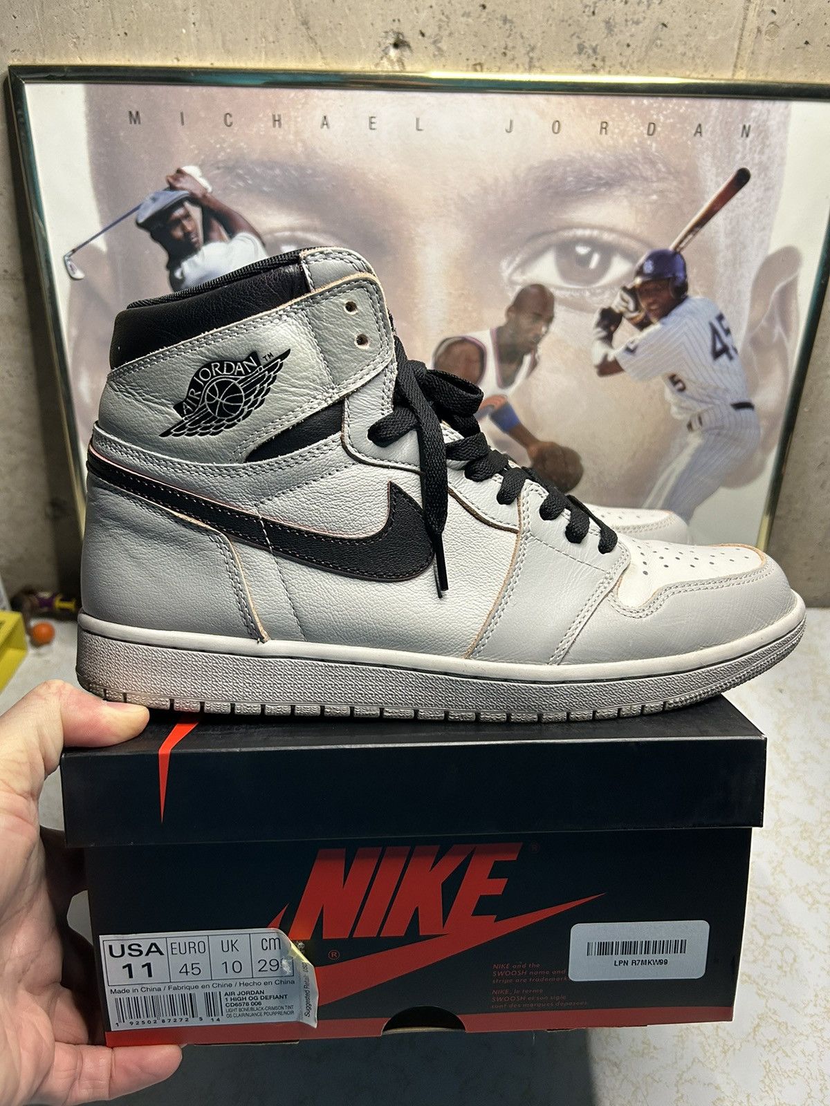 Air Jordan 1 Retro High Sb Light Bone Grailed