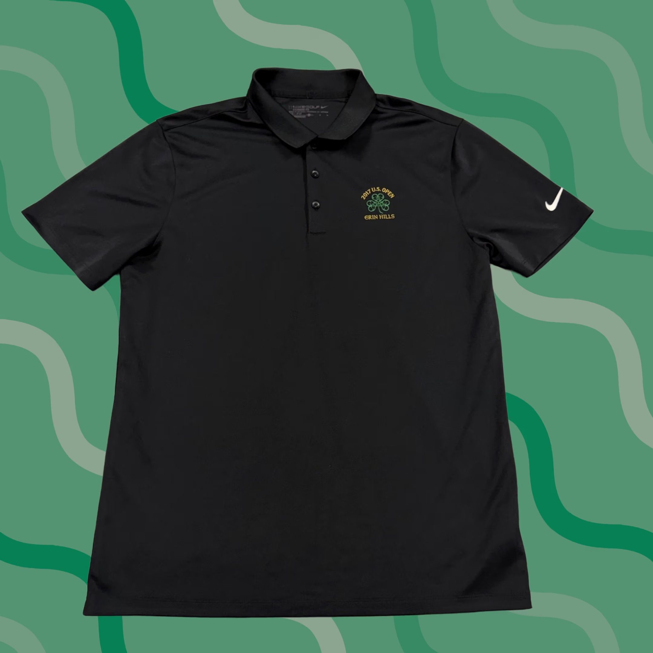 Nike × Supreme Nike Supreme Jacquard Polo Shirt Black | Grailed