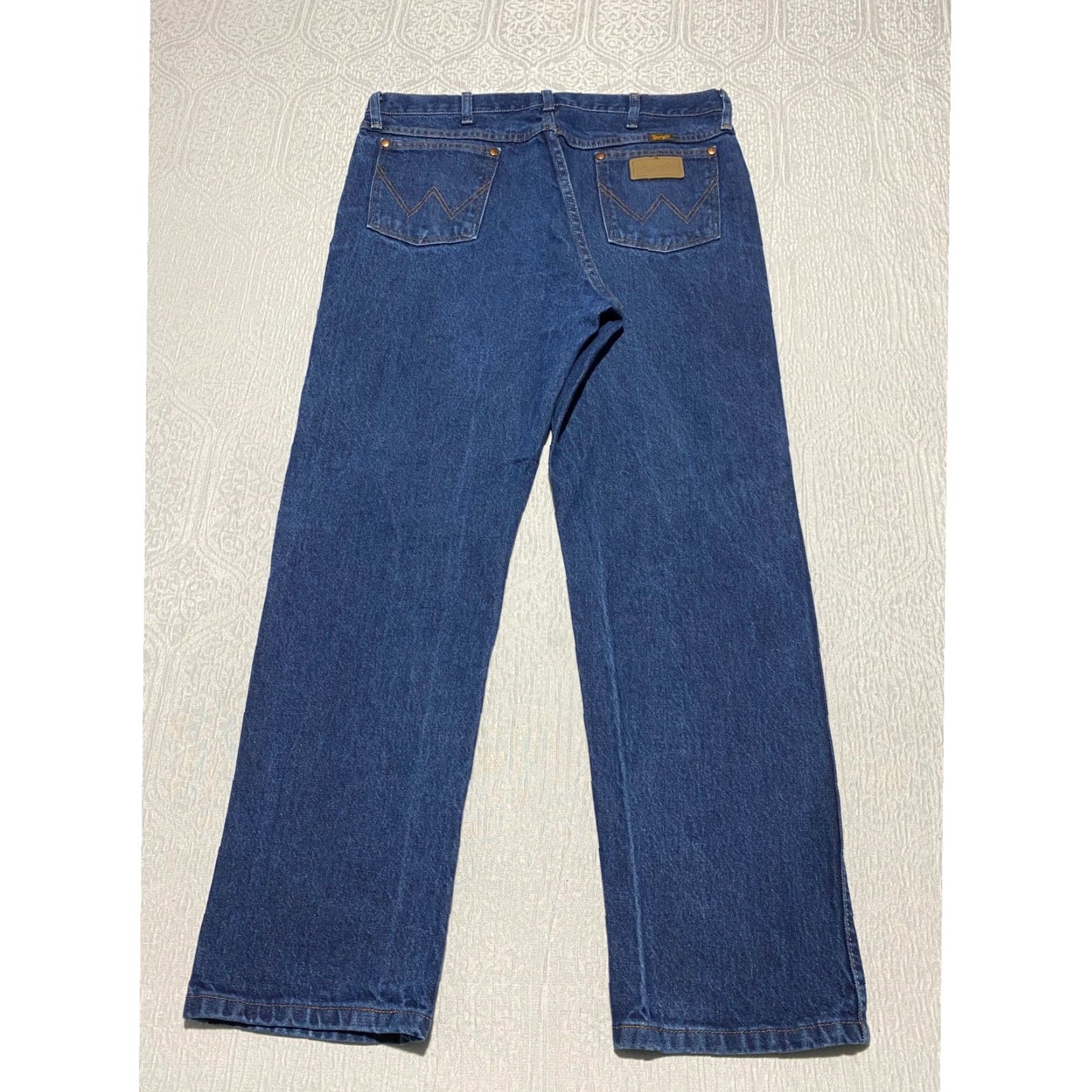 Wrangler VINTAGE Wrangler Jeans Men's 36×30 Blue Cowboy Western 1013MWZPW Denim Straight 5-Pocket Mens Size US 36 / EU 52 - 2 Thumbnail