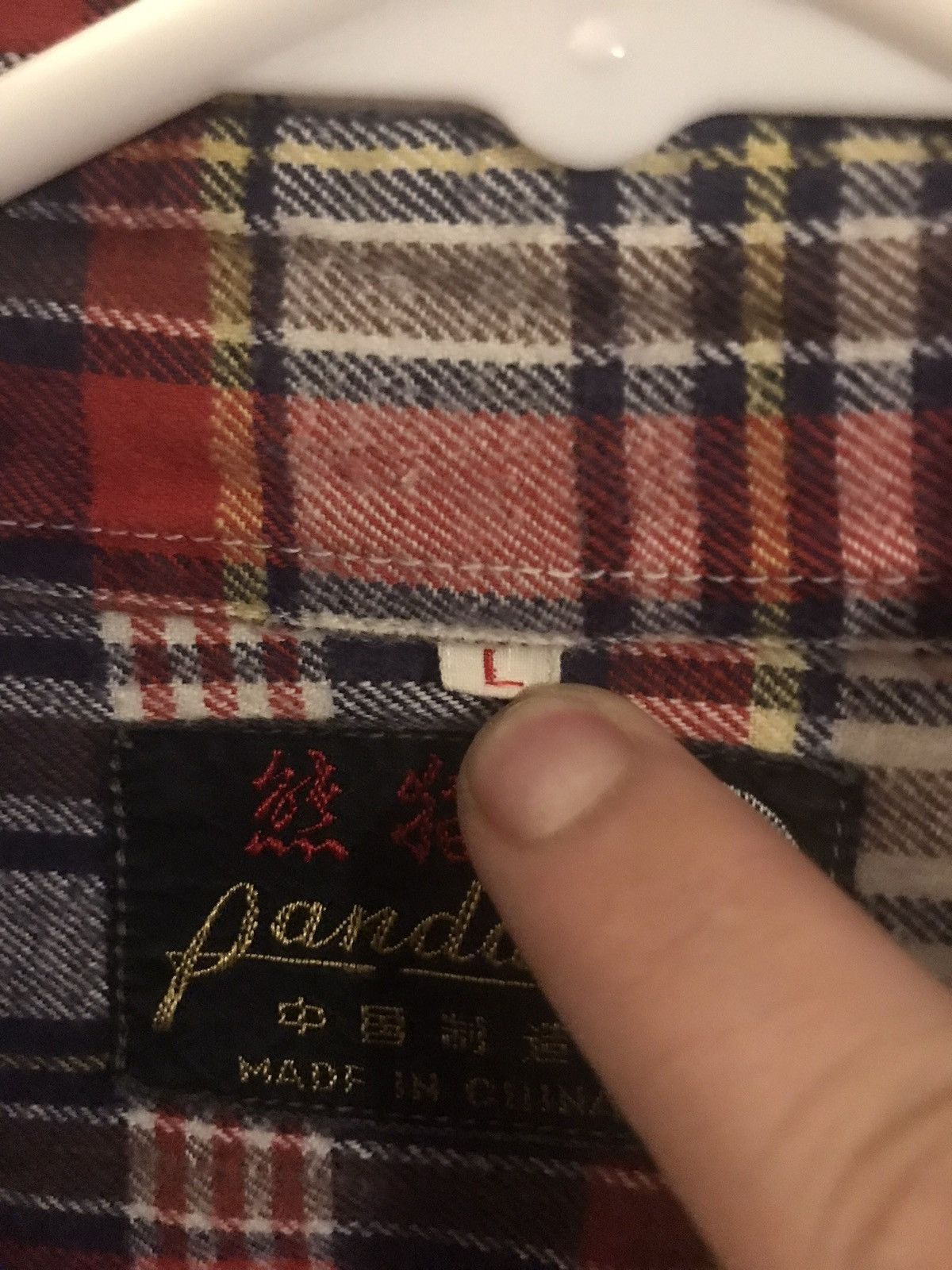 Japanese Brand Vintage button up flannel Size US L / EU 52-54 / 3 - 3 Thumbnail