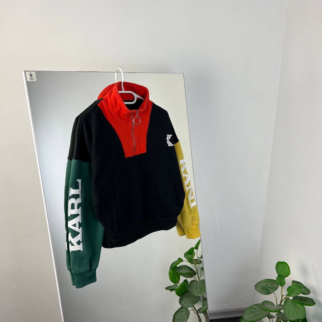 Karl Kani Vintage Y2K Karl Kani Big Logo 1/4 Zip Up Sweatshirt Size XS / US 0-2 / IT 36-38 - 1 Thumbnail