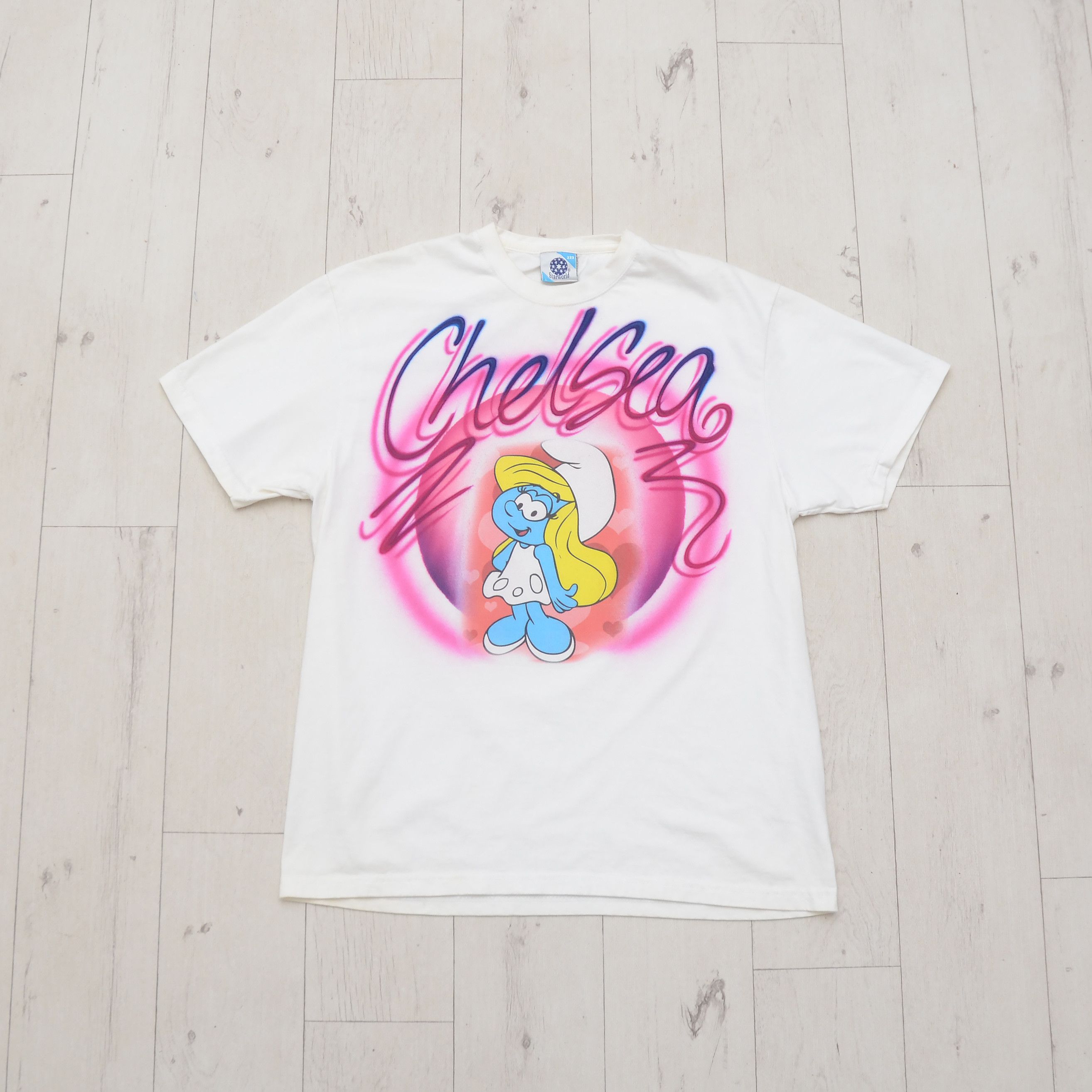Cartoon Network × Vintage Y2K Vintage Smurfette Smurfs Unisex Airbrush Tee Graphic Size US L / EU 52-54 / 3 - 1 Thumbnail