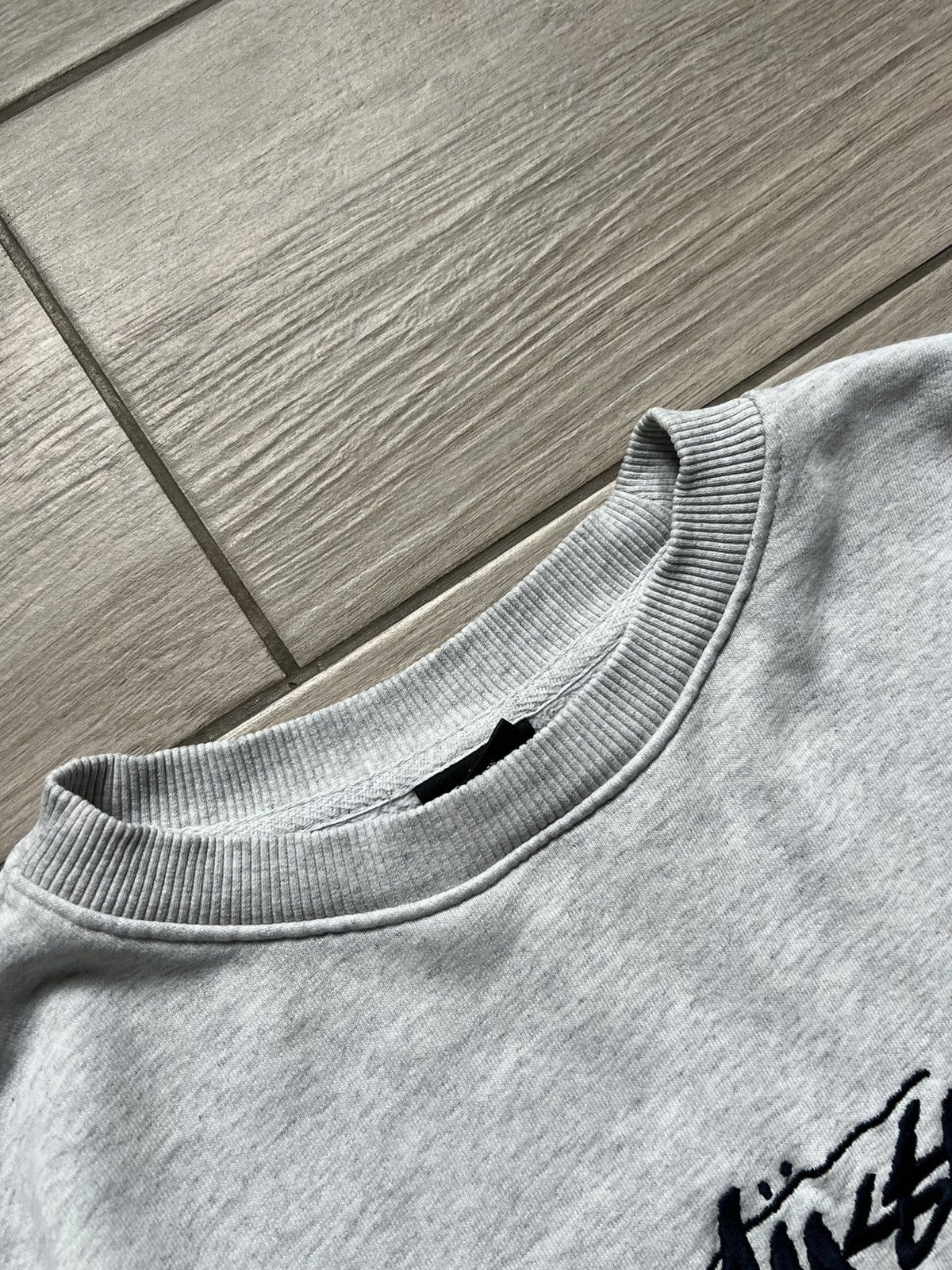 Stussy Stussy Big Logo Gray Sweatshirt S Size Size US S / EU 44-46 / 1 - 6 Thumbnail