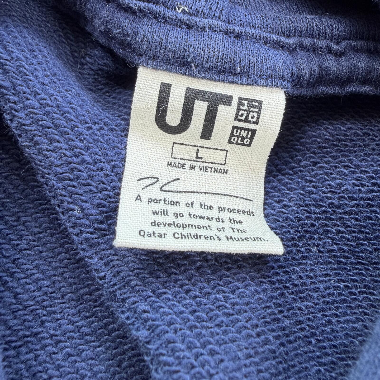 Uniqlo Jeff Koons Rabbit 1986 Uniqlo UT Hoodie Art Sweatshirt L Size US L / EU 52-54 / 3 - 4 Thumbnail
