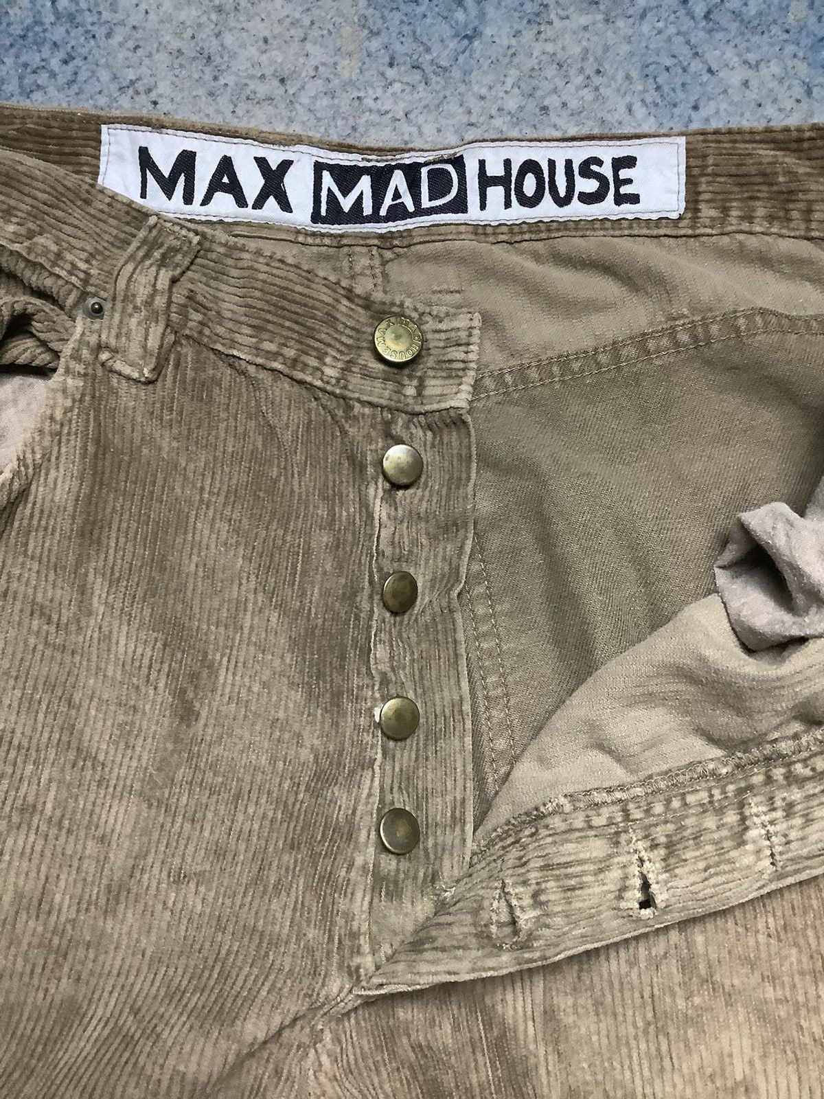 If Six Was Nine × Le Grande Bleu (L.G.B.) Bondage Patchwork Italian Designer Max Mad House Size US 33 - 6 Thumbnail
