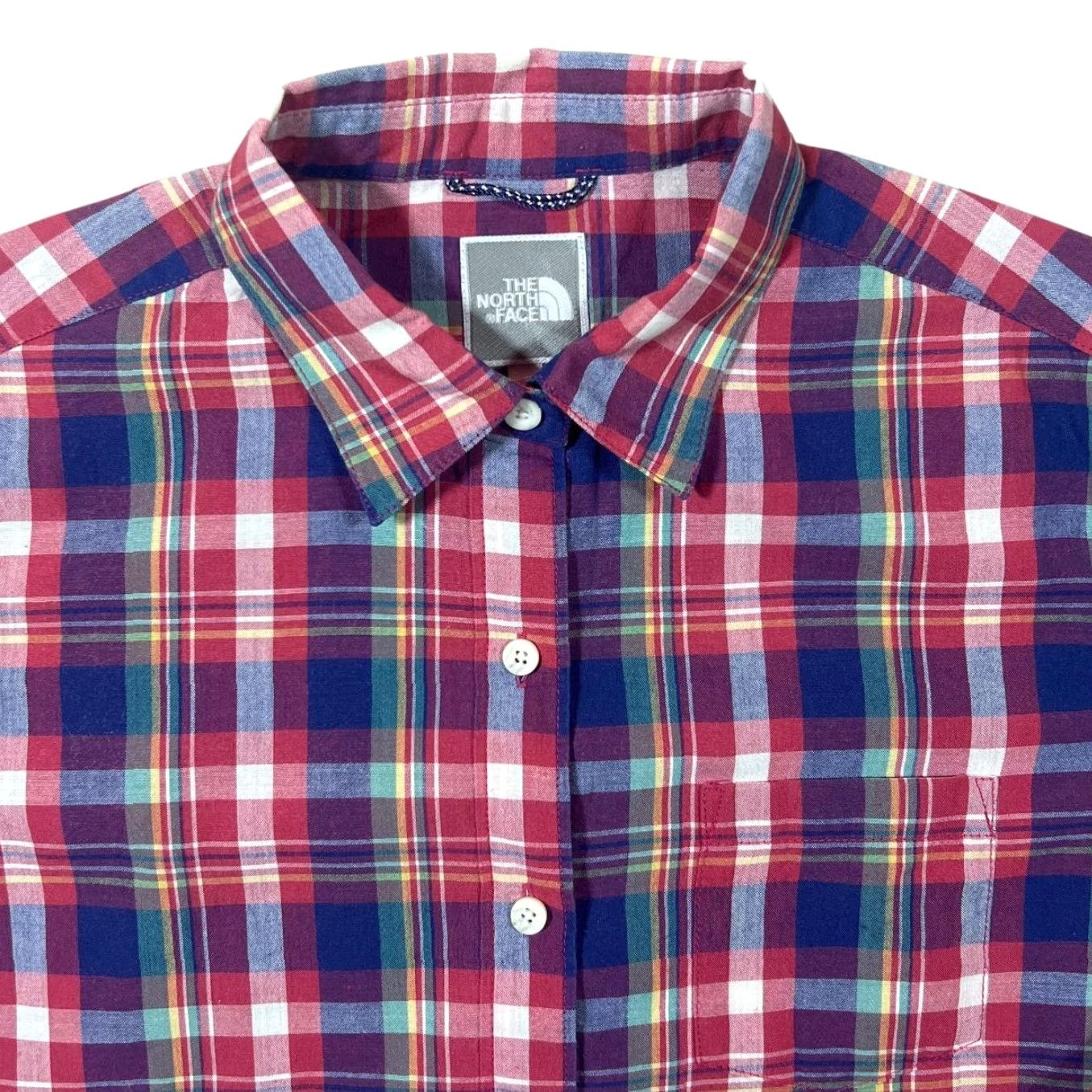 The North Face The North Face TNF Multi Plaid Check Polyester Blend Long Sleeve Shirt Women's L Size L / US 10 / IT 46 - 2 Thumbnail