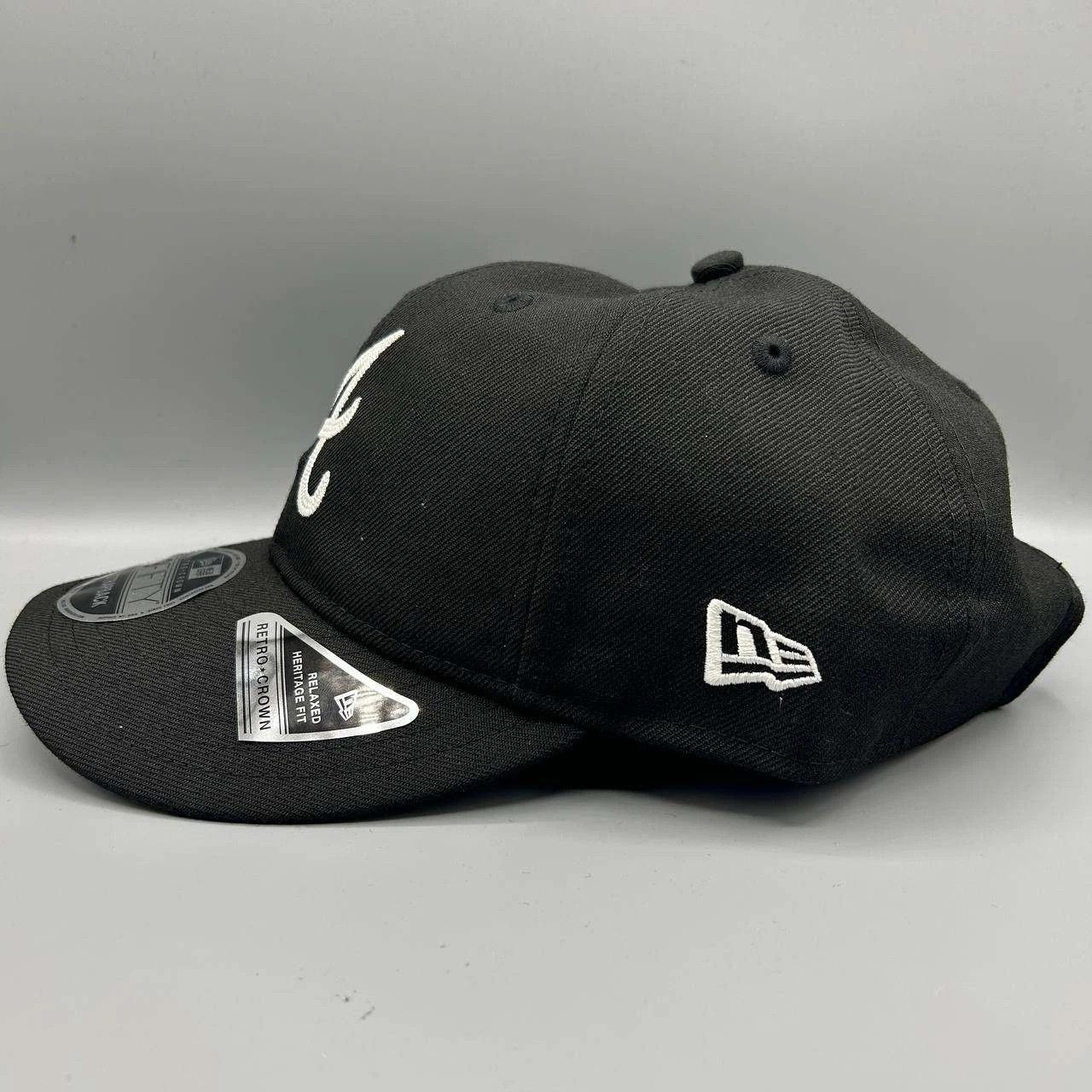 New Era Atlanta Braves Hat Men Strap Back Cap New Retro Crown Wool Size ONE SIZE - 3 Thumbnail