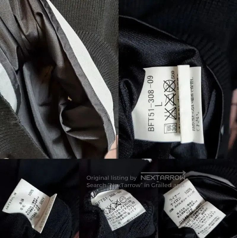 Burberry Burberry Black Wool Long Sleeve Sweater. Size L / US 10 / IT 46 - 9 Thumbnail