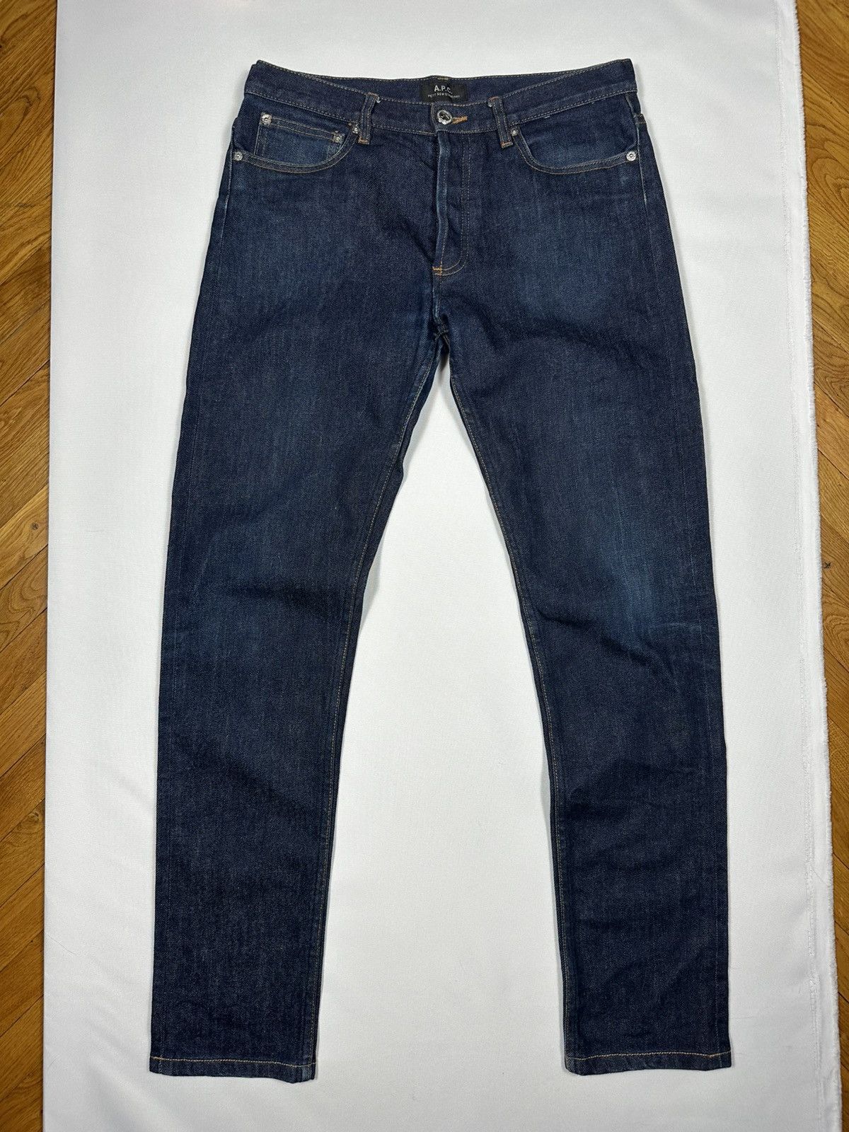 A.P.C. APC Jeans Pants Petit New Standard Classic Basic Denim Size 27" / US 4 / IT 40 - 4 Thumbnail