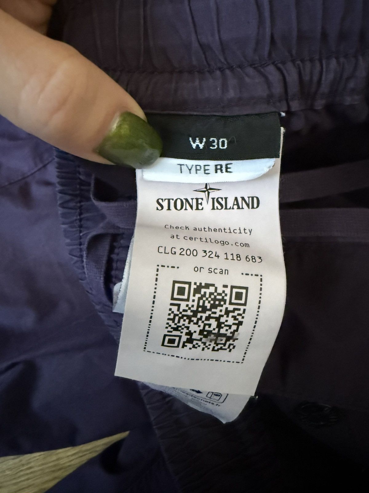 Stone Island Stone Island Cargo Pants - purple Size US 30 / EU 46 - 5 Thumbnail