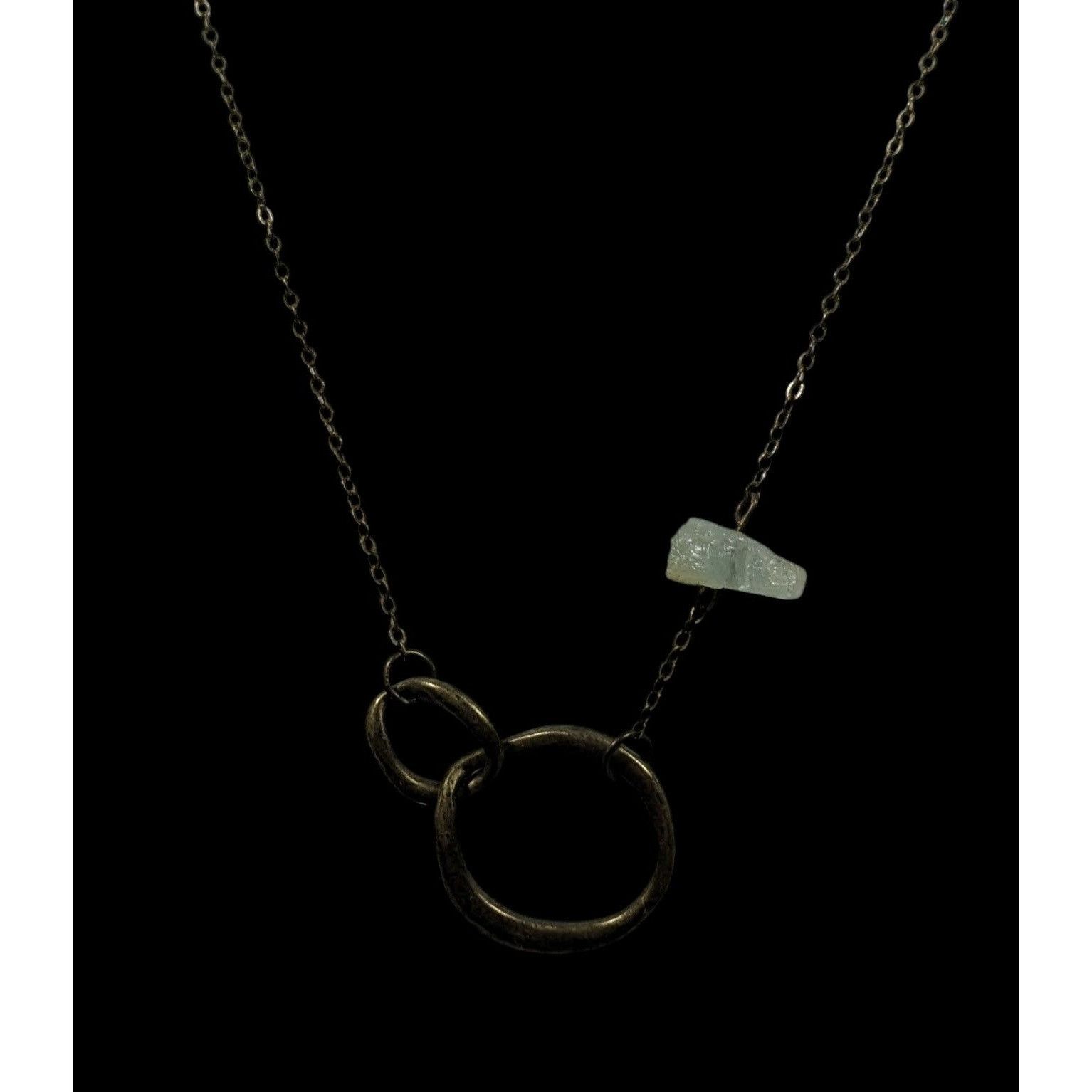 Other Casual Festival Abstract Antiqued Gold Tone Necklace Size ONE SIZE - 4 Thumbnail