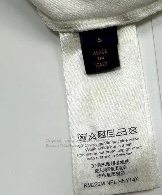 Louis Vuitton White Short-Sleeve Shirt with Green Pattern. Size US S / EU 44-46 / 1 - 6 Thumbnail