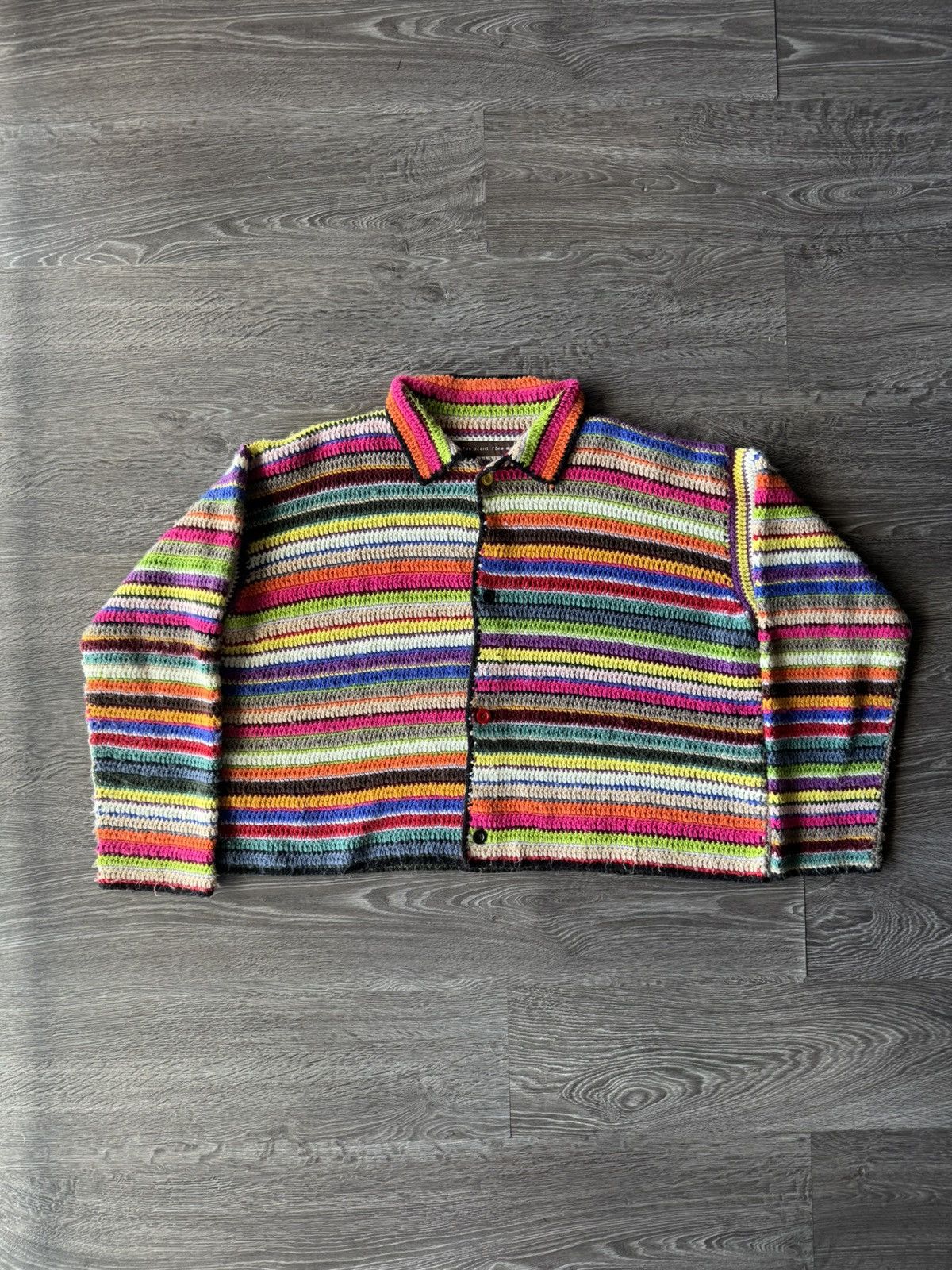 Cactus Plant Flea Market CPFM Crochet Knit Cardigan | Grailed