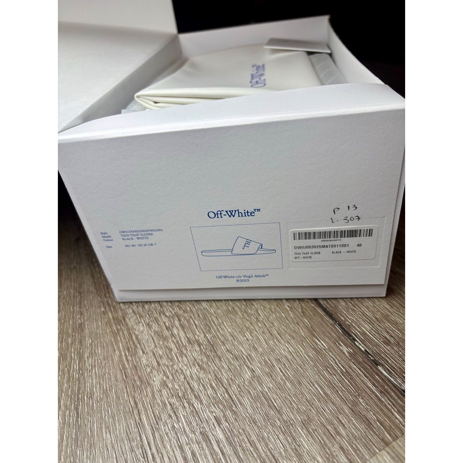Off-White NIB - Off-White - 'This That' Sliders EU 40 (US 9.5/10) Size US 9.5 / IT 39.5 - 4 Thumbnail