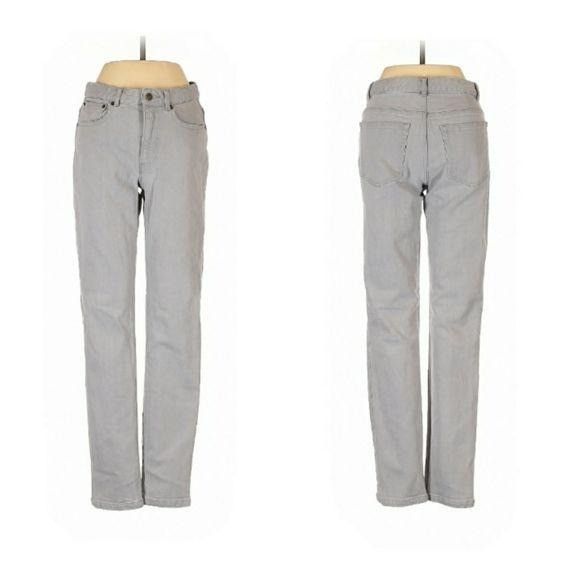 A.P.C. A.P.C. Jean Droit Mid Rise Straight Leg 5 Pocket Jeans Gray Size 26" / US 2 / IT 38 - 1 Thumbnail
