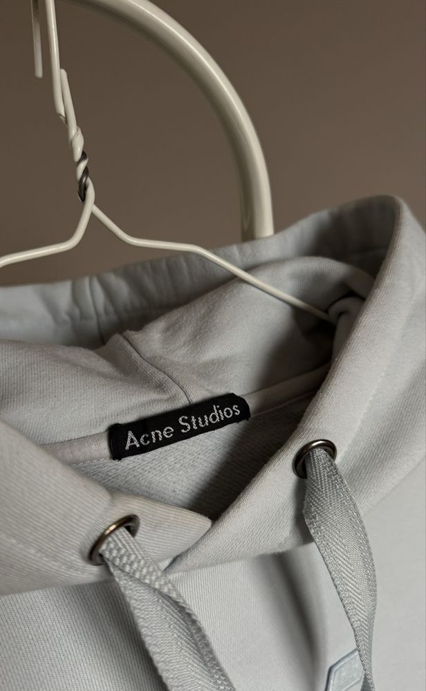 Acne Studios Acne Womens Ferris Face Floragatan Baby Blue Hoodie Size M / US 6-8 / IT 42-44 - 4 Thumbnail