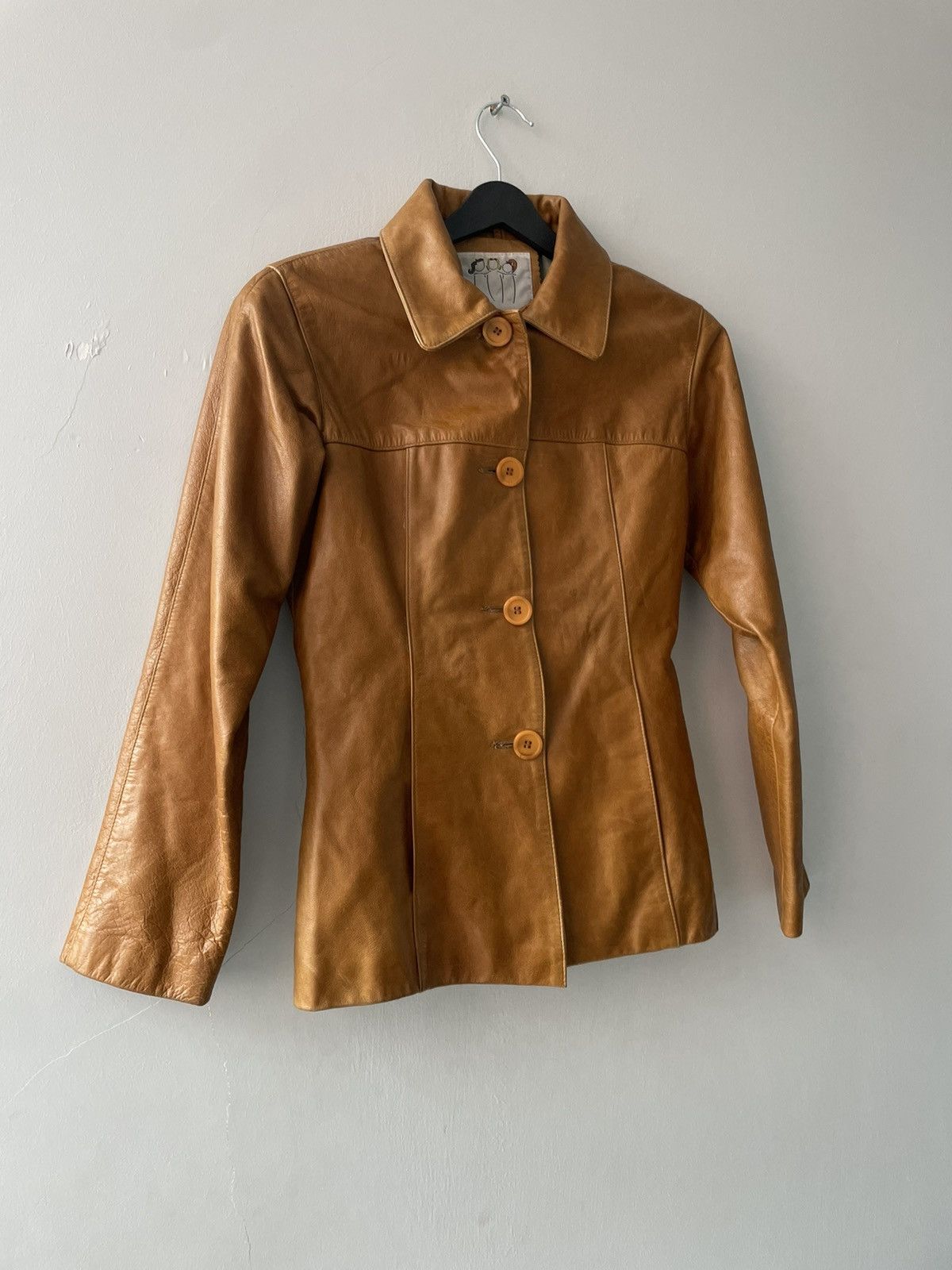 Vintage y2k leather jacket Size XS / US 0-2 / IT 36-38 - 13 Thumbnail
