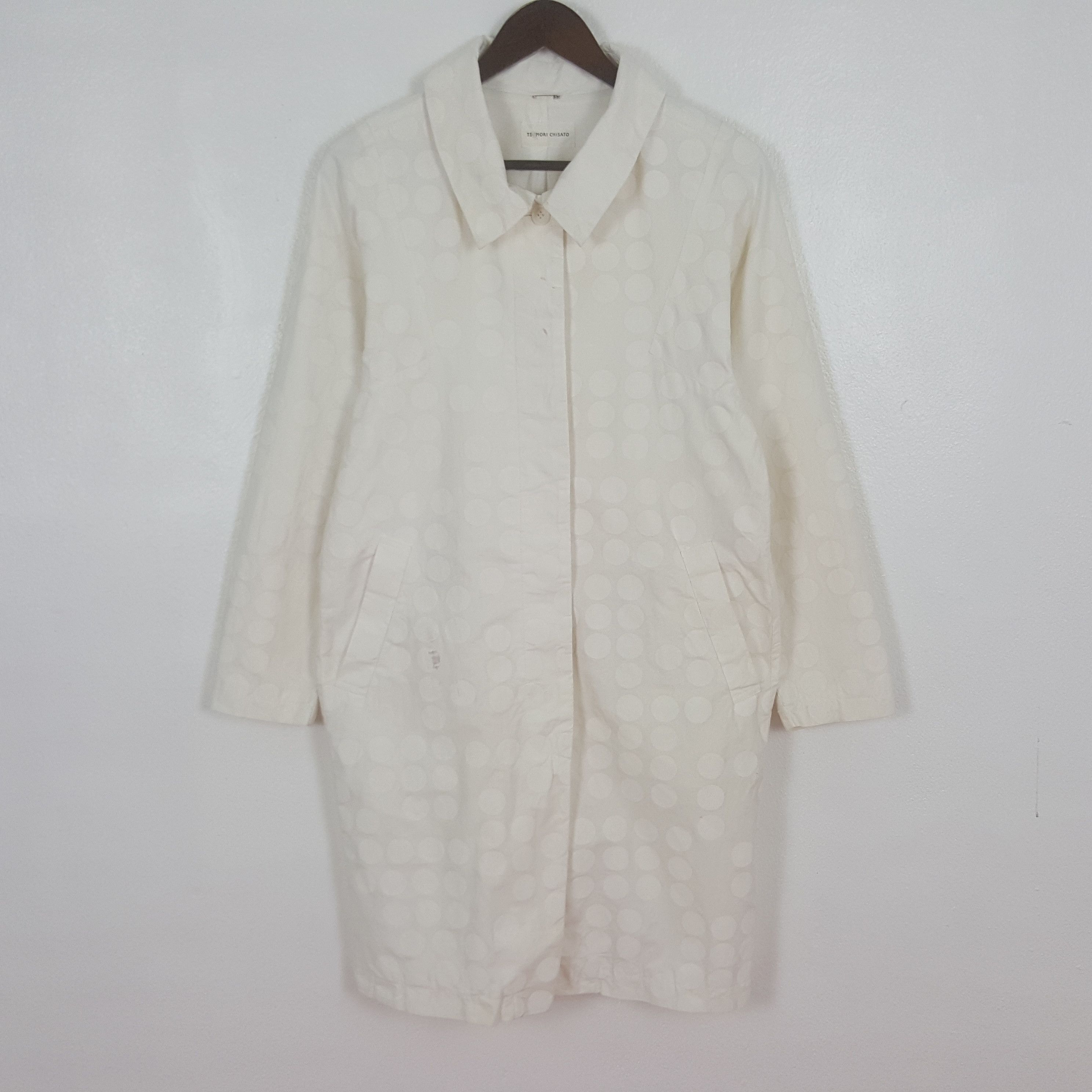 Tsumori Chisato Tsumori Chisato Trench Polka Dot Design Coat Japan Jacket Size M / US 6-8 / IT 42-44 - 1 Thumbnail