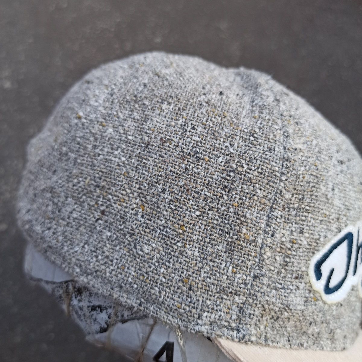 Japanese Brand Unique materials. Snapbacl The sibber hat by ungrid Size 38 - 11 Thumbnail