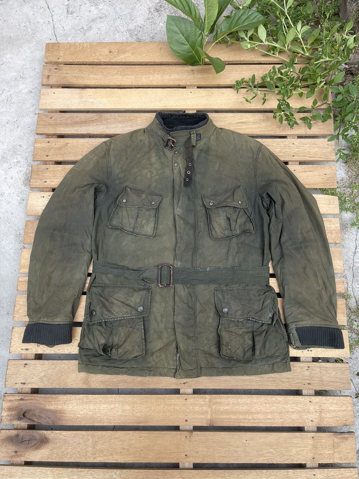 Japanese Millerain Multi Pocket Jacket Inspired Issey Miyake