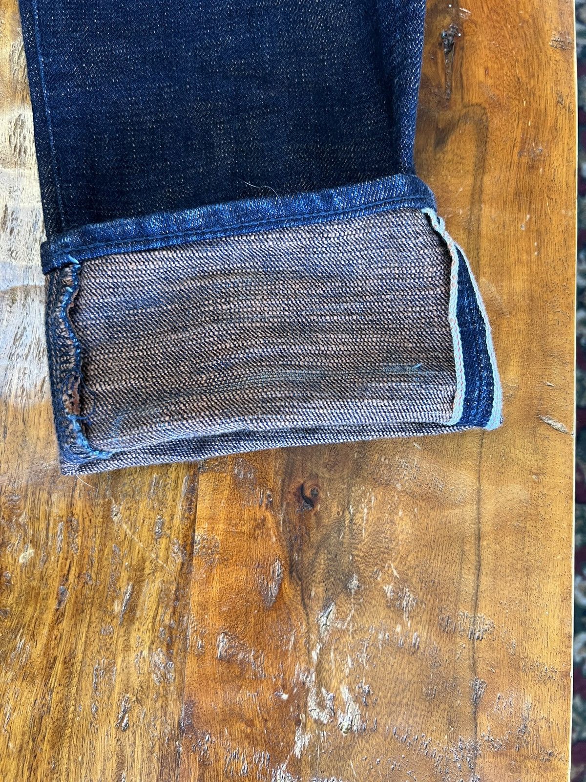 Japan Blue Okayama Denim ODJB019 18OZ. "SIDERITE SLUB" SELVEDGE JEANS Size US 31 - 7 Thumbnail