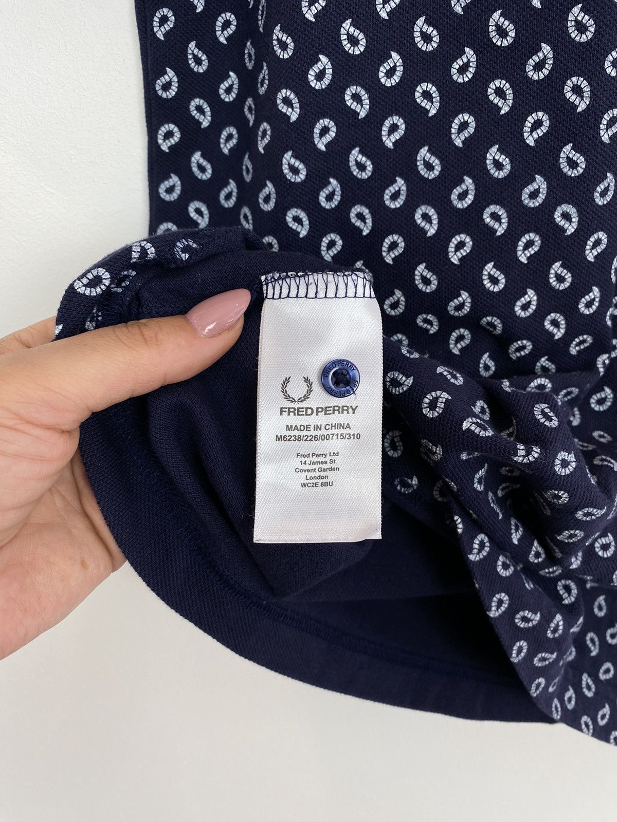 Fred Perry Fred Perry Short Sleeve Polo Shirt Drake’s Paisley Size S Size US S / EU 44-46 / 1 - 7 Thumbnail