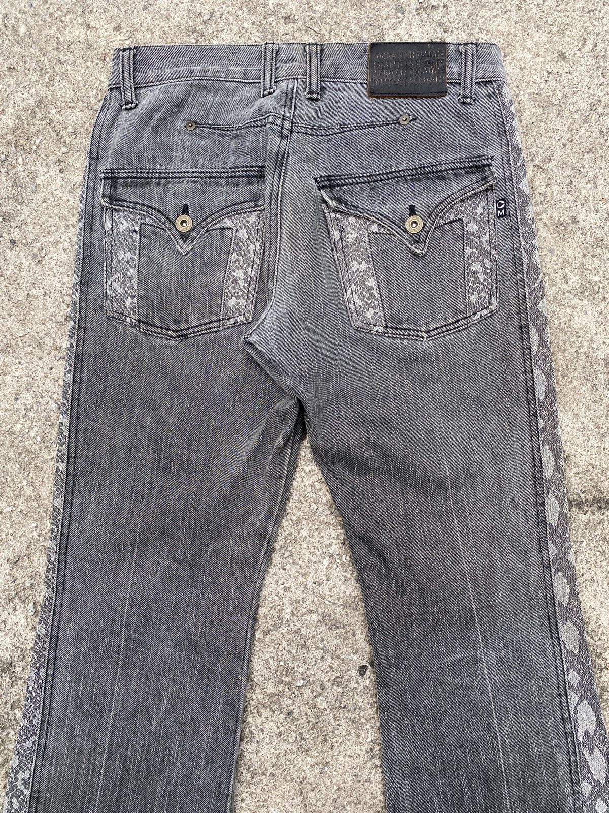 Japanese Brand × Morgan Homme × Tornado Mart 1990s - Morgan Homme Hybrid Design Flare Denim Size US 30 / EU 46 - 12 Thumbnail