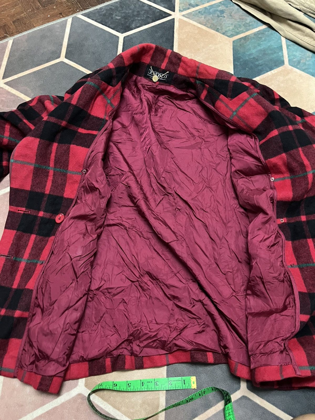Seditionaries 💥Vintage JC MONDO Japanese Brand Tartan Wool Jackets Size US M / EU 48-50 / 2 - 11 Thumbnail