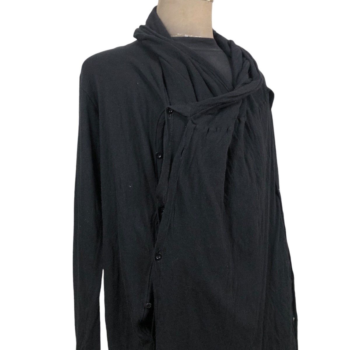 Yohji Yamamoto Yohji Yamamoto Pour Homme 2008 S/S Cut & Sewn Capes Cardigan Size US L / EU 52-54 / 3 - 6 Thumbnail