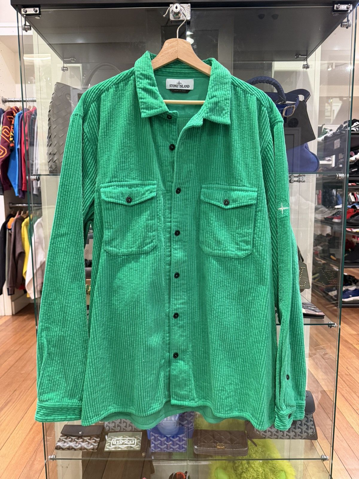 Stone Island Stone Island Jumbo Cord Button Up Overshirt Size US XXL / EU 58 / 5 - 1 Thumbnail