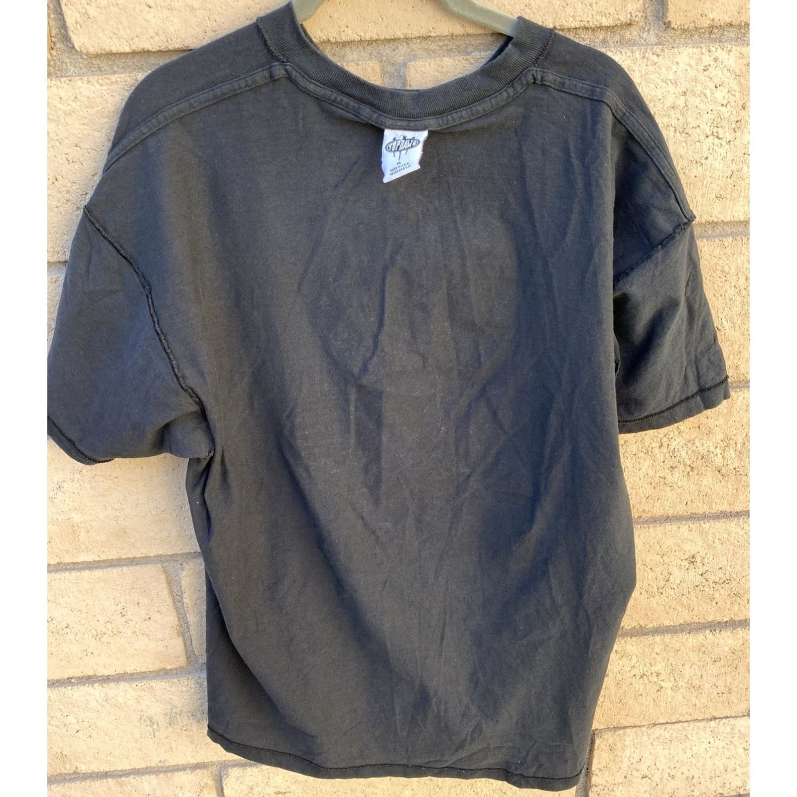Vintage VINTAGE Top Dawg T-Shirt XL Black 90s Graphic Print Short Sleeve Mens Cotton Mid-to-Late 1990s Size US XL / EU 56 / 4 - 6 Thumbnail