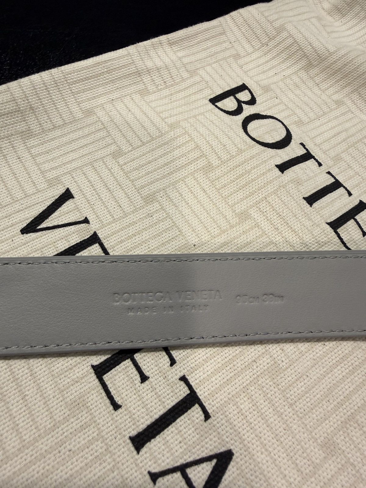 Bottega Veneta Bottega Veneta Intrecciato Leather Belt New w Tags Size ONE SIZE - 8 Thumbnail