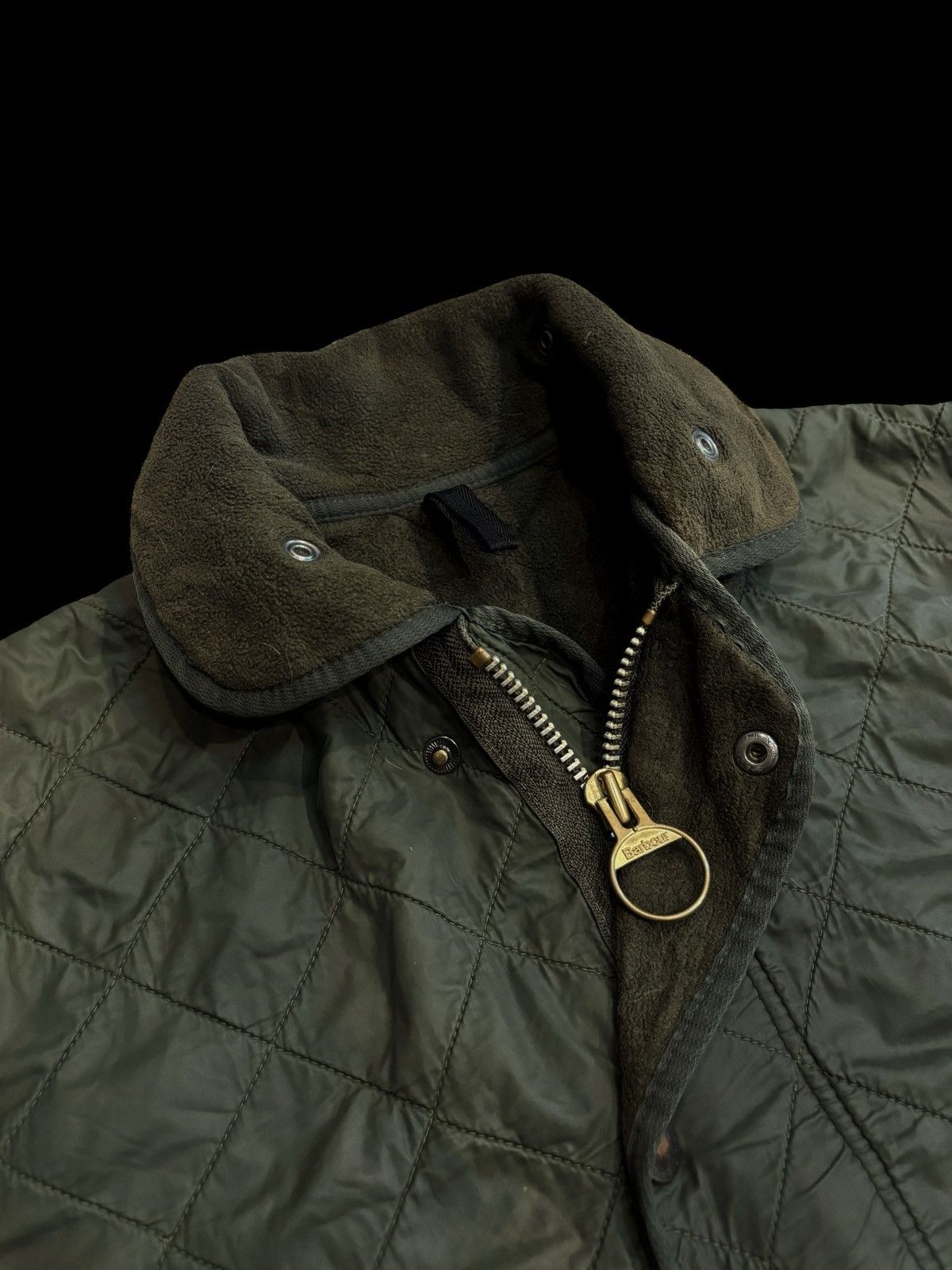 Barbour Barbour® Polar Quilt Olive Green Jacket. Made in England. Size US M / EU 48-50 / 2 - 3 Thumbnail