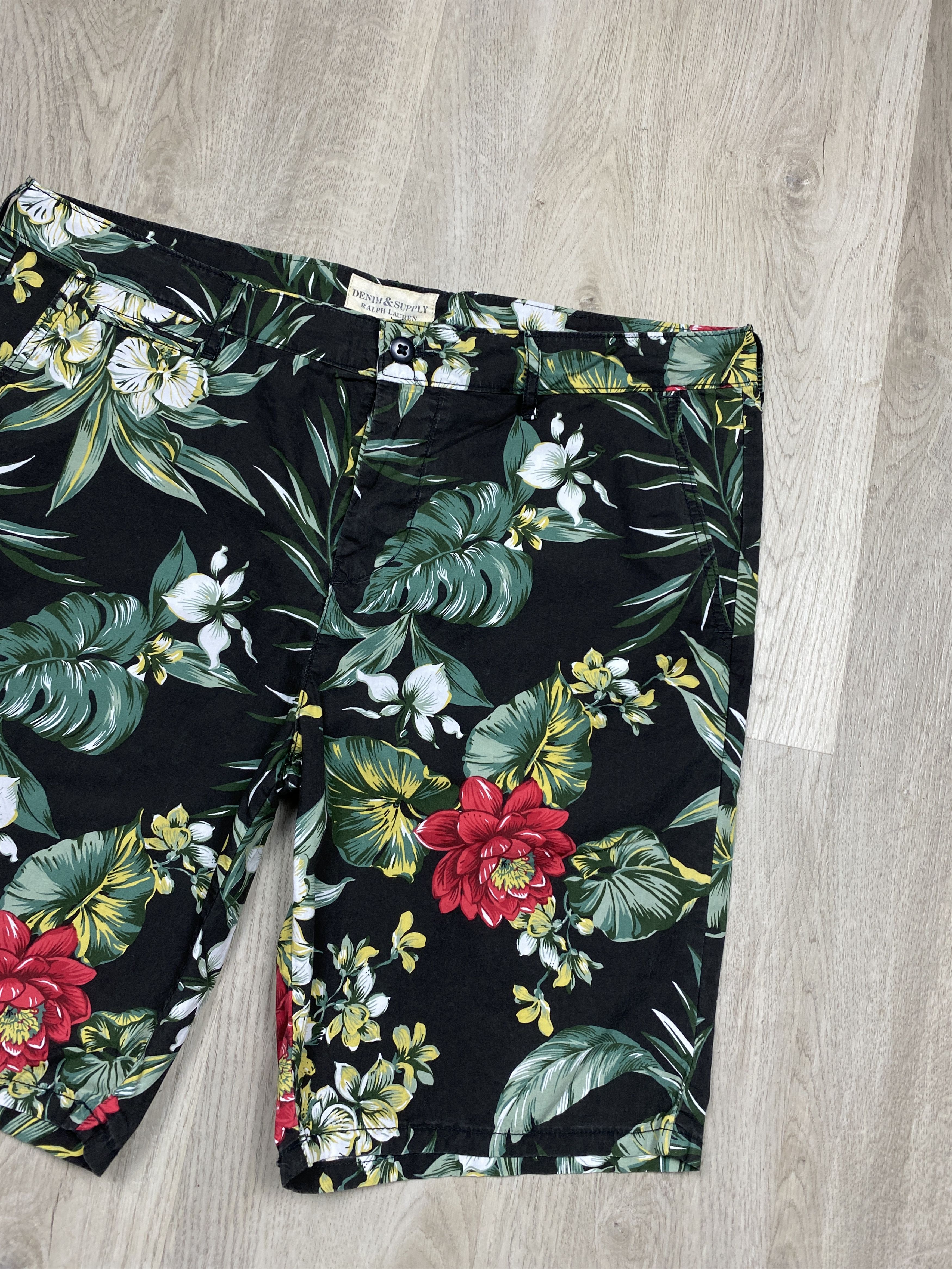 Denim & Supply Ralph Lauren Denim And Supply Polo Ralph Lauren Mens Floral Print Shorts Size US 38 / EU 54 - 2 Thumbnail