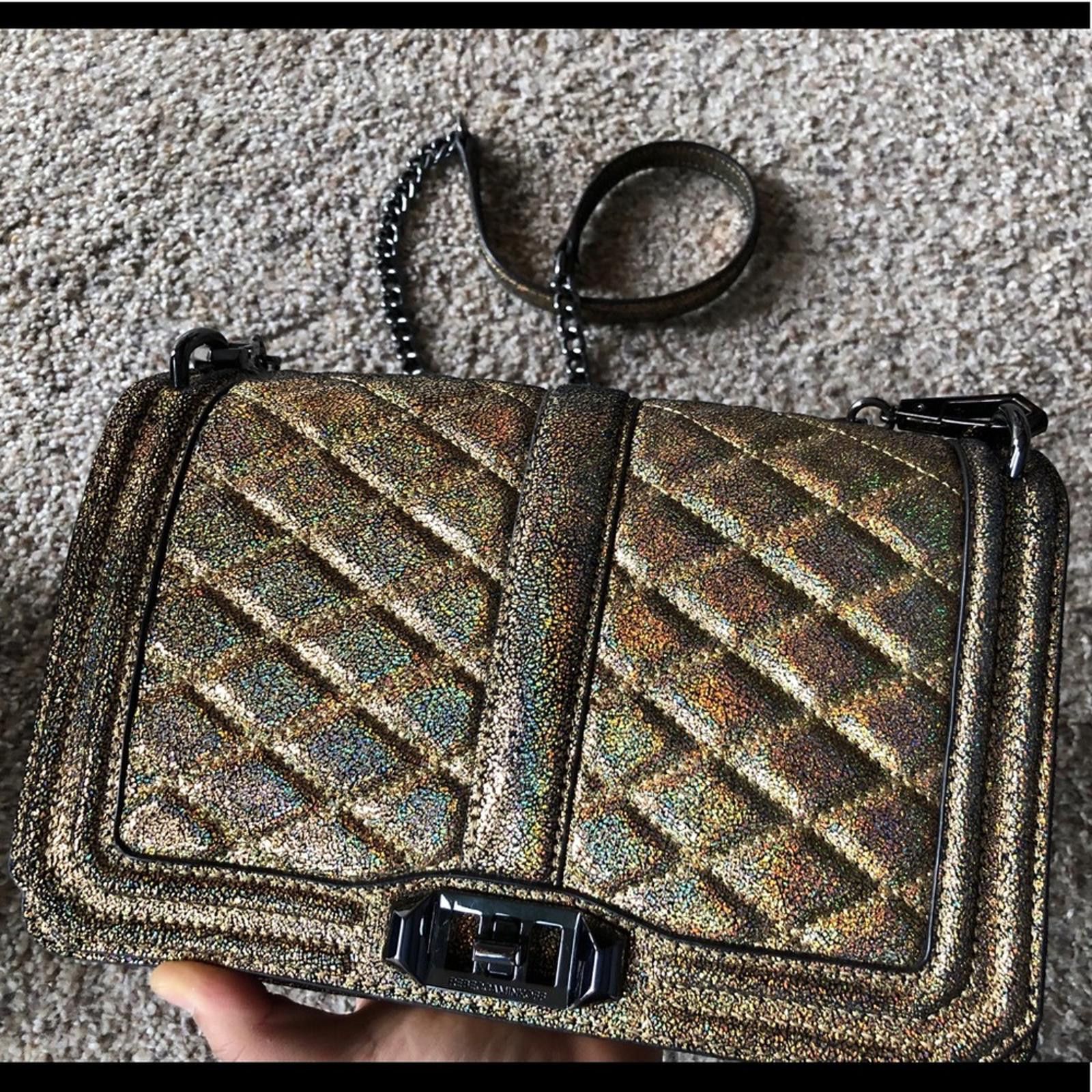 Other Iridescent Rebecca Minkoff Quilted Love Crossbody Size ONE SIZE - 6 Thumbnail