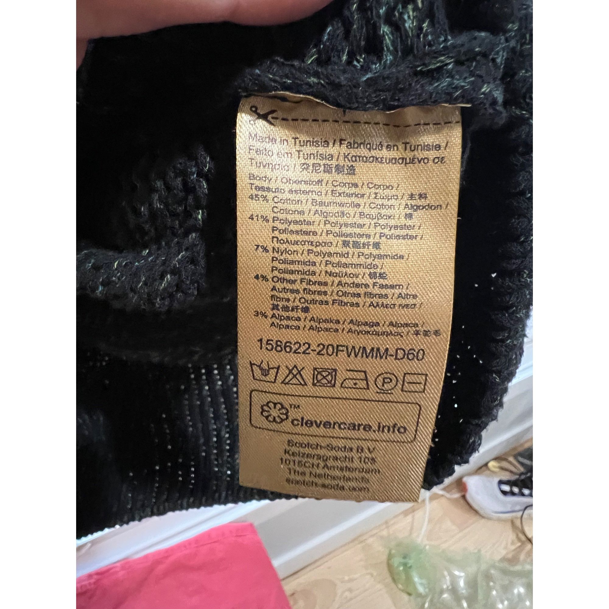 Scotch & Soda Scotch and Soda Alpaca Blend Men's Sweater - Size ‘M Size US M / EU 48-50 / 2 - 3 Thumbnail