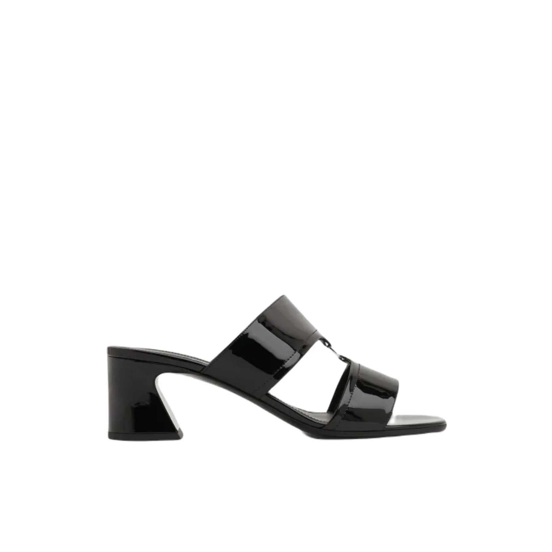 Salvatore Ferragamo o1y0426 Block Heel Mules in Black Size US 6 / IT 36 - 1 Thumbnail