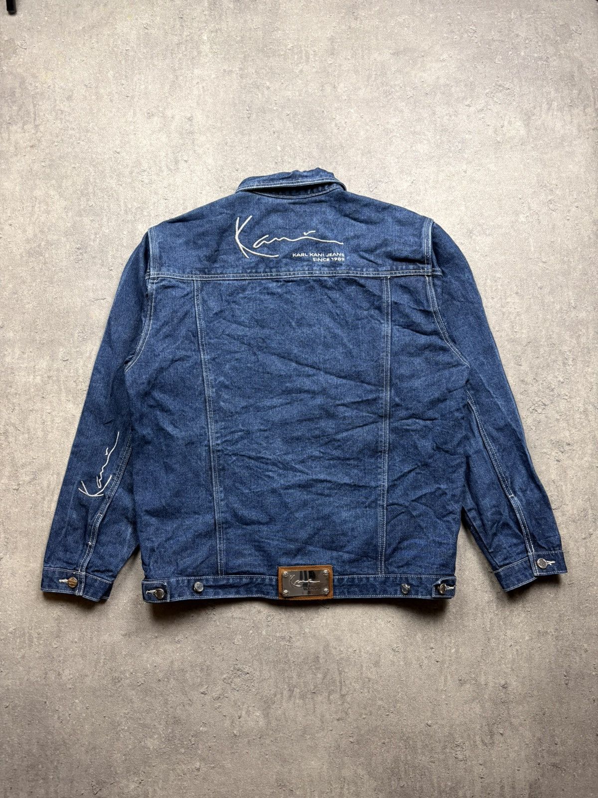 Karl Kani Karl Kani Vintage Denim Jacket – Embroidered Logo big logo Size US M / EU 48-50 / 2 - 1 Thumbnail